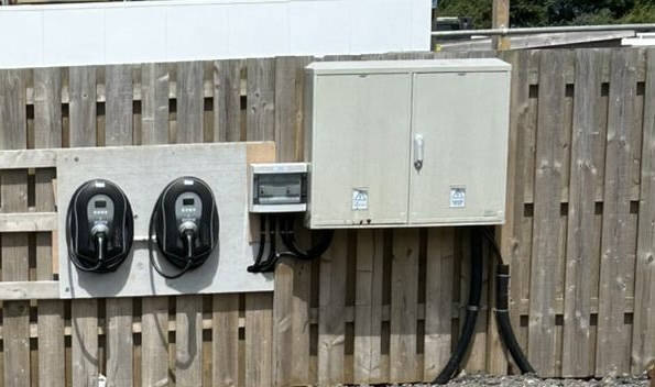 EV charger installation